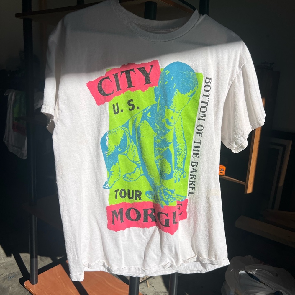 City morgue bottom of the barrel shirts